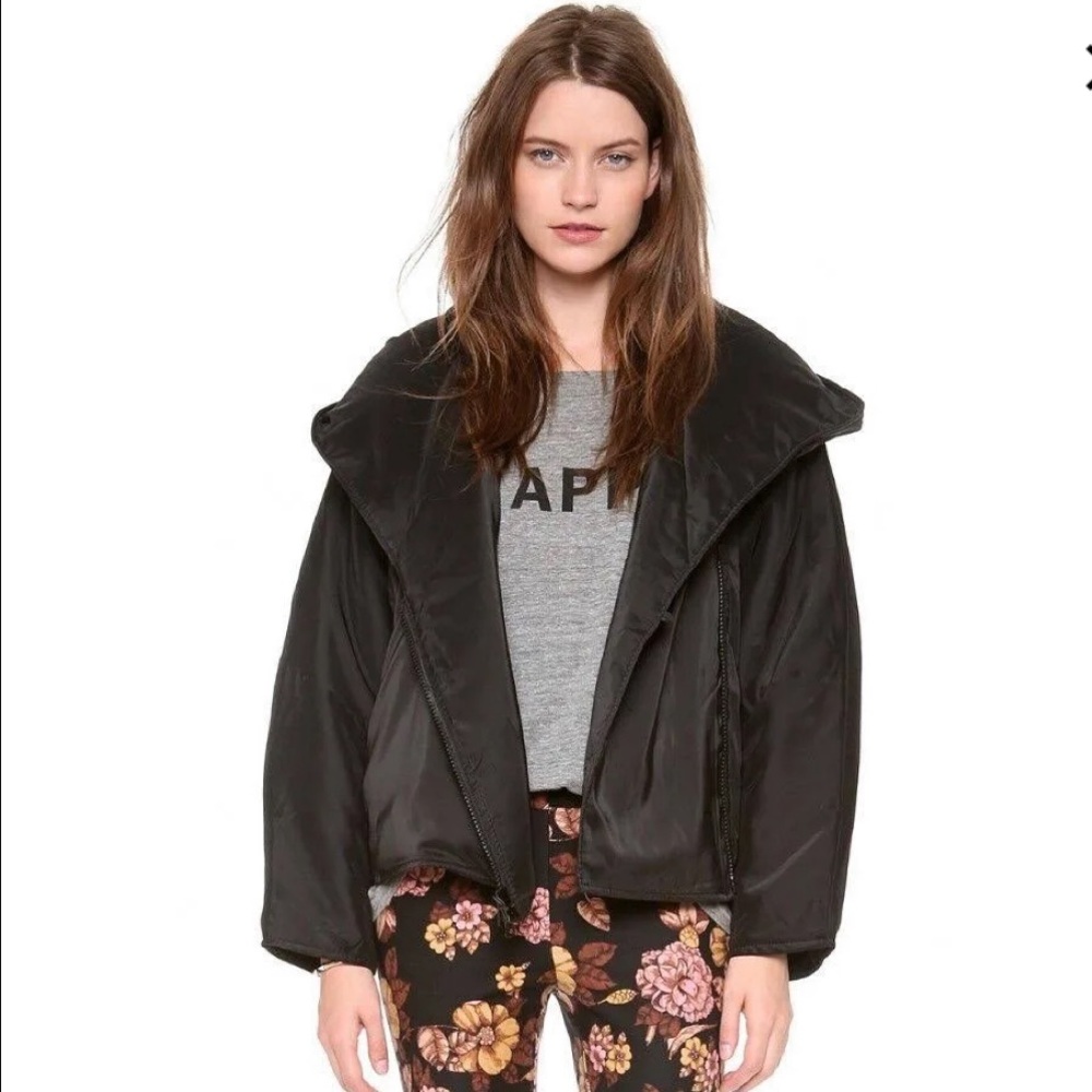 Elizabeth and James black puffer jacket/coat
